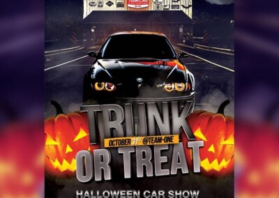 Team One Automotive Trunk Or Treat Flyer